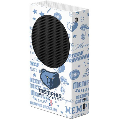 NBA Memphis Grizzlies Historic Blast Xbox Series S Console Skin